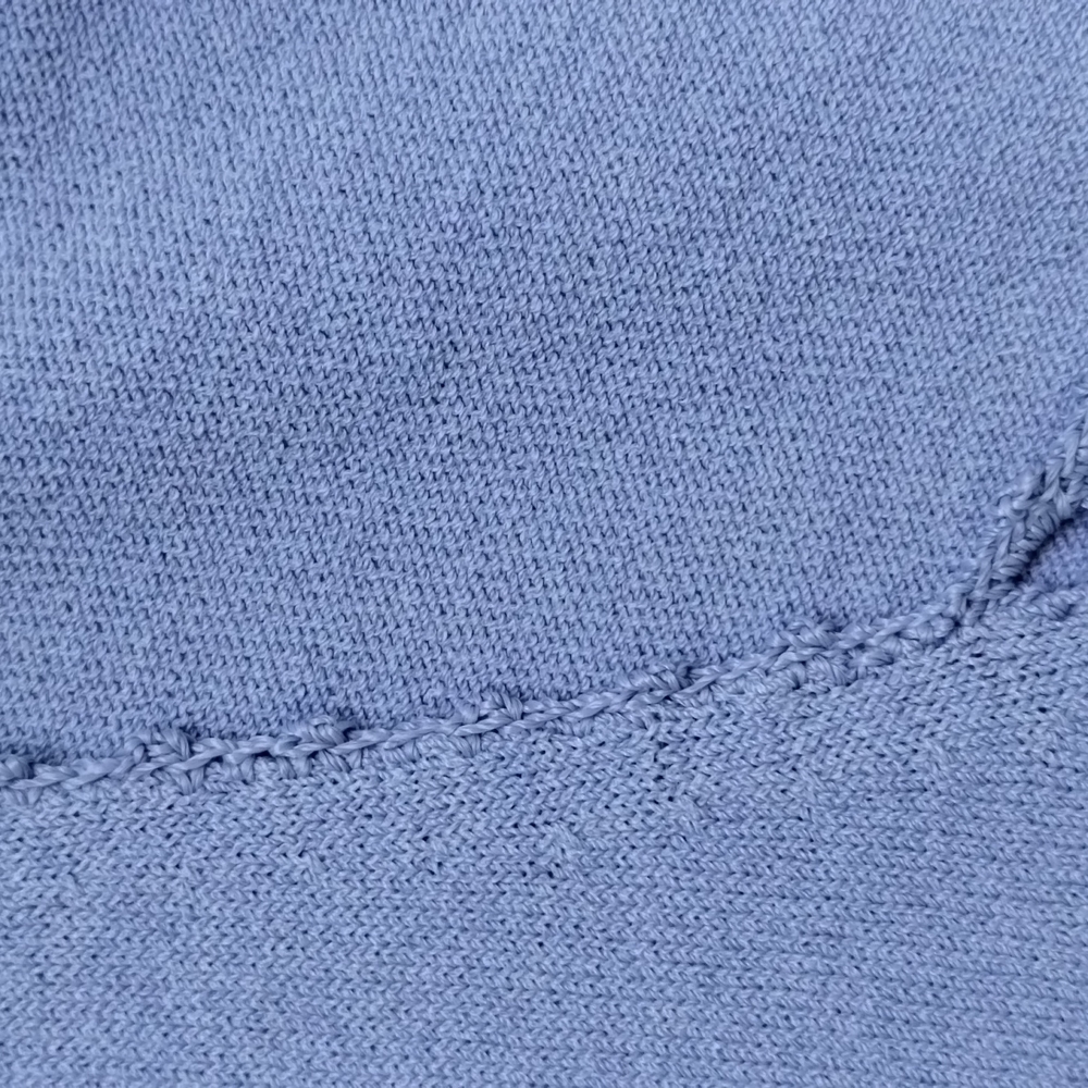 Karen Scott "2 Piece" periwinkle blue sweater set - Picture 6 of 9